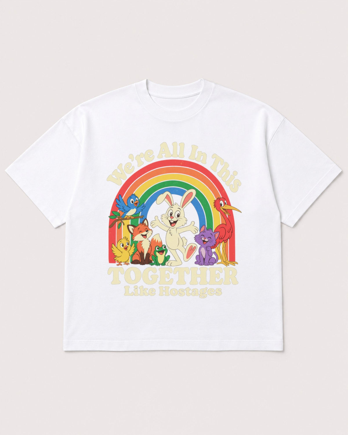 Mockup Boxy Heavyweight Tee White product