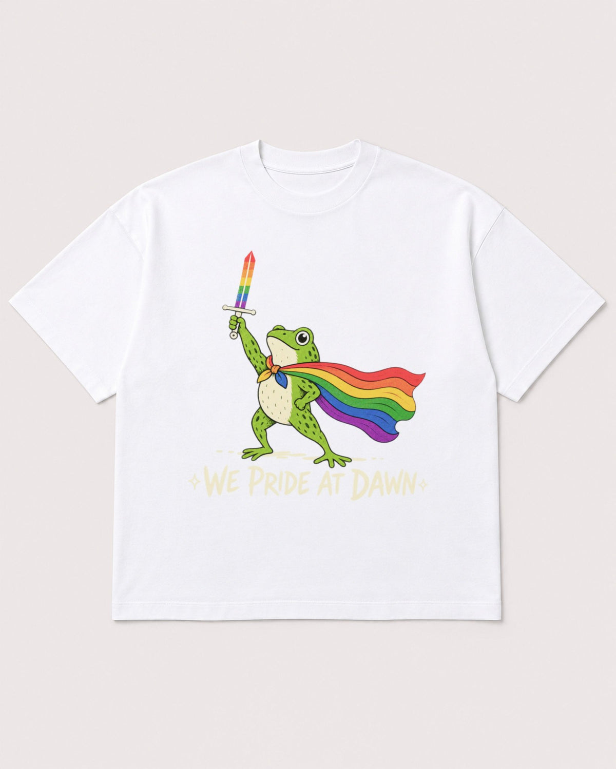 Mockup Boxy Heavyweight Tee White product