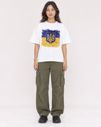 Mockup Boxy Heavyweight Tee White female full-body 02