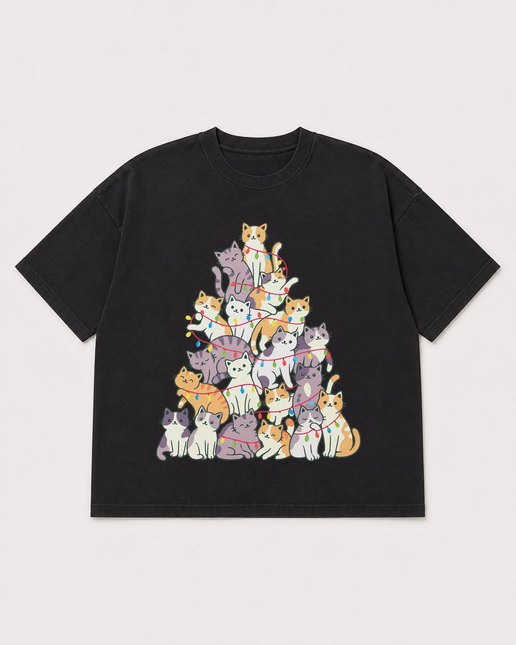 Mockup Boxy Heavyweight Tee Black product