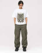 Mockup Boxy Heavyweight Tee White female full-body 17