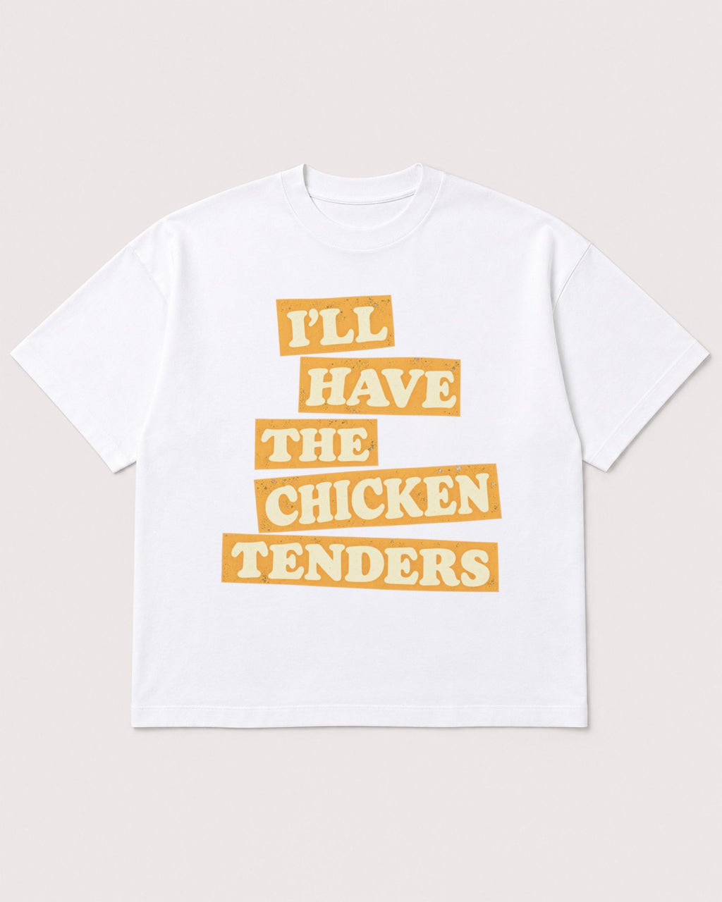 Mockup Boxy Heavyweight Tee White product