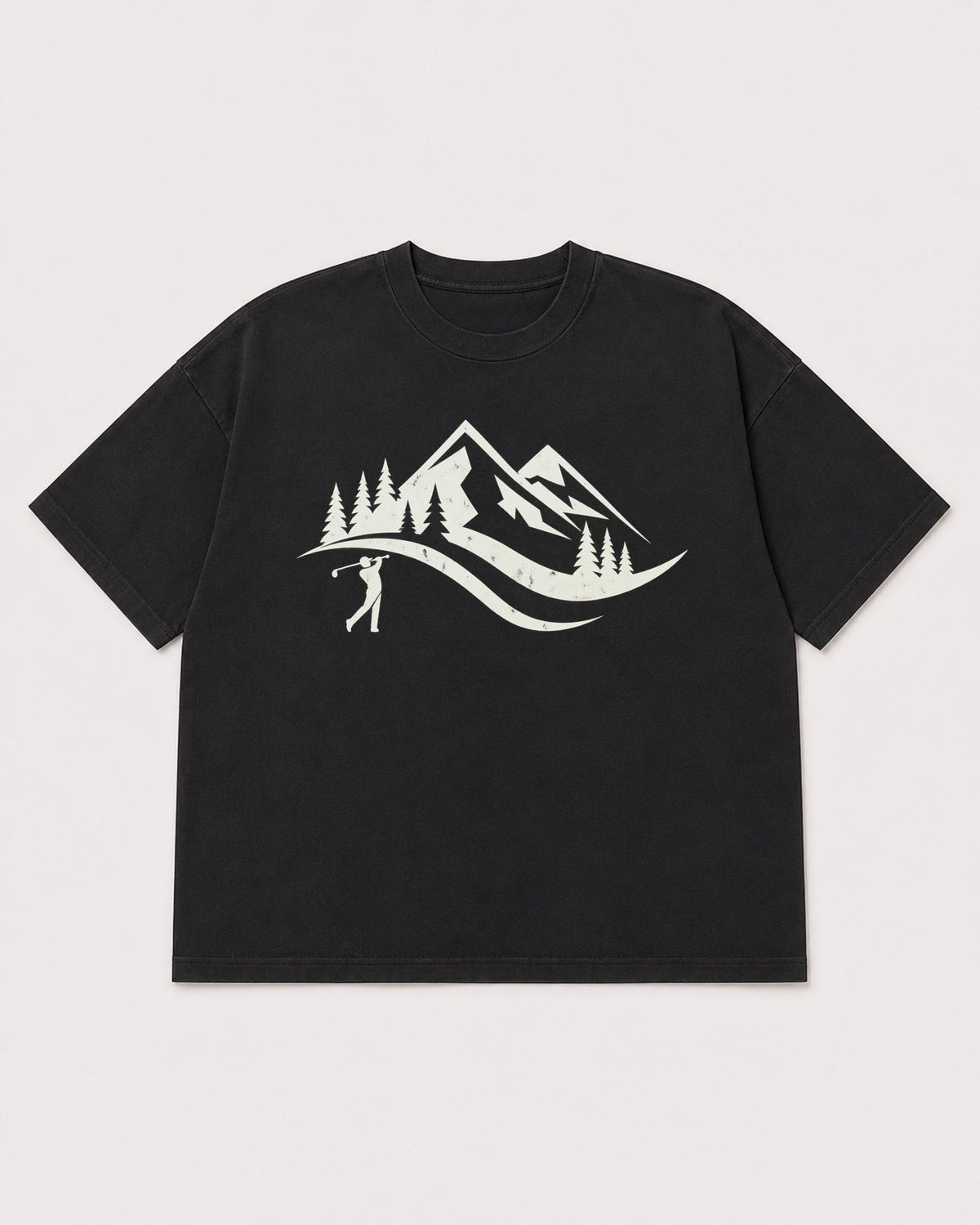 Mockup Boxy Heavyweight Tee Black product