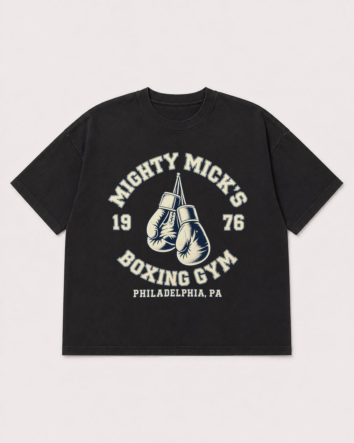 Mockup Boxy Heavyweight Tee Black product