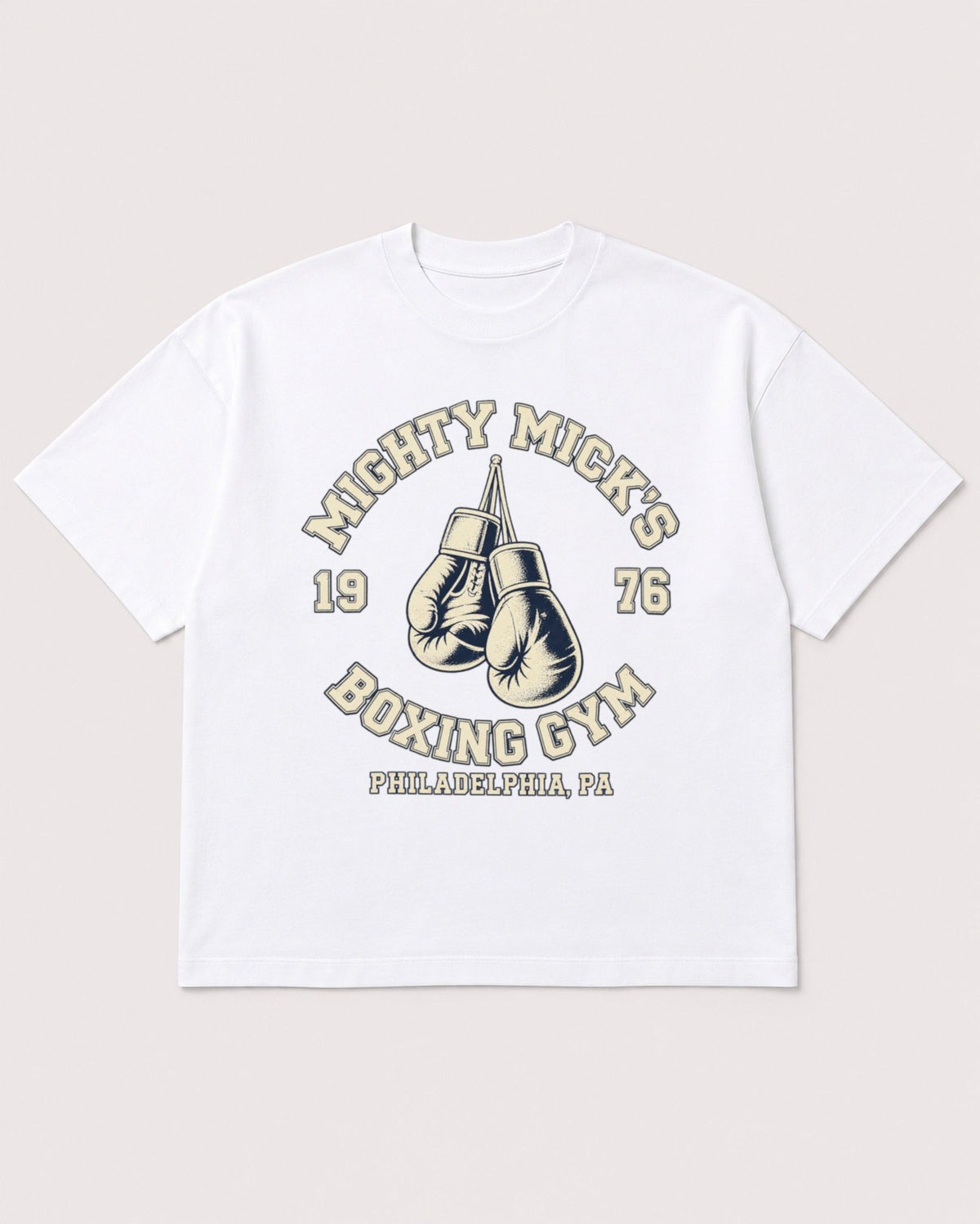 Mockup Boxy Heavyweight Tee White product
