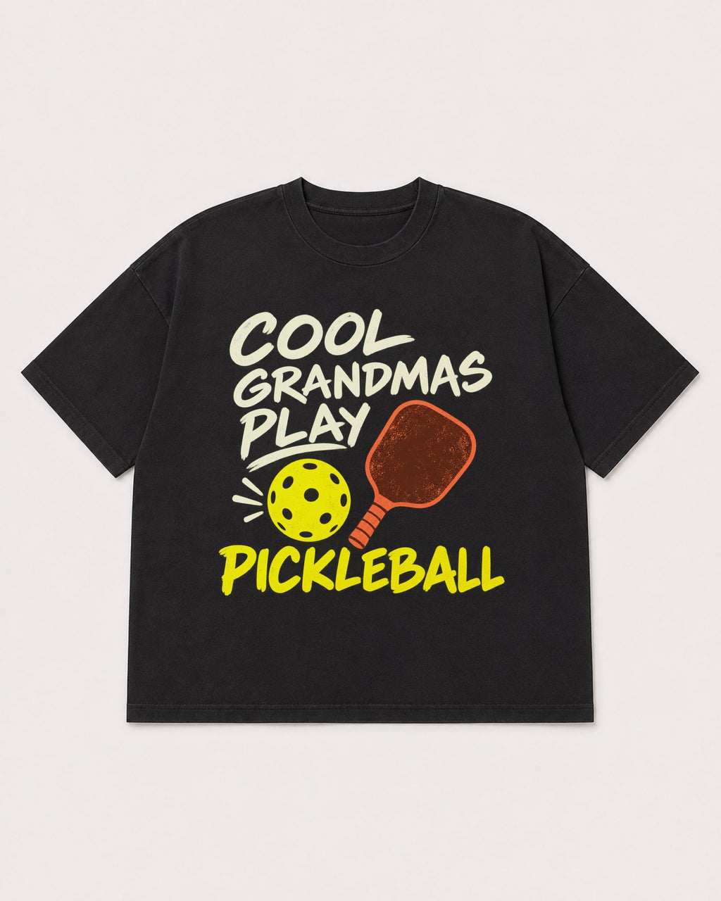 Mockup Boxy Heavyweight Tee Black product