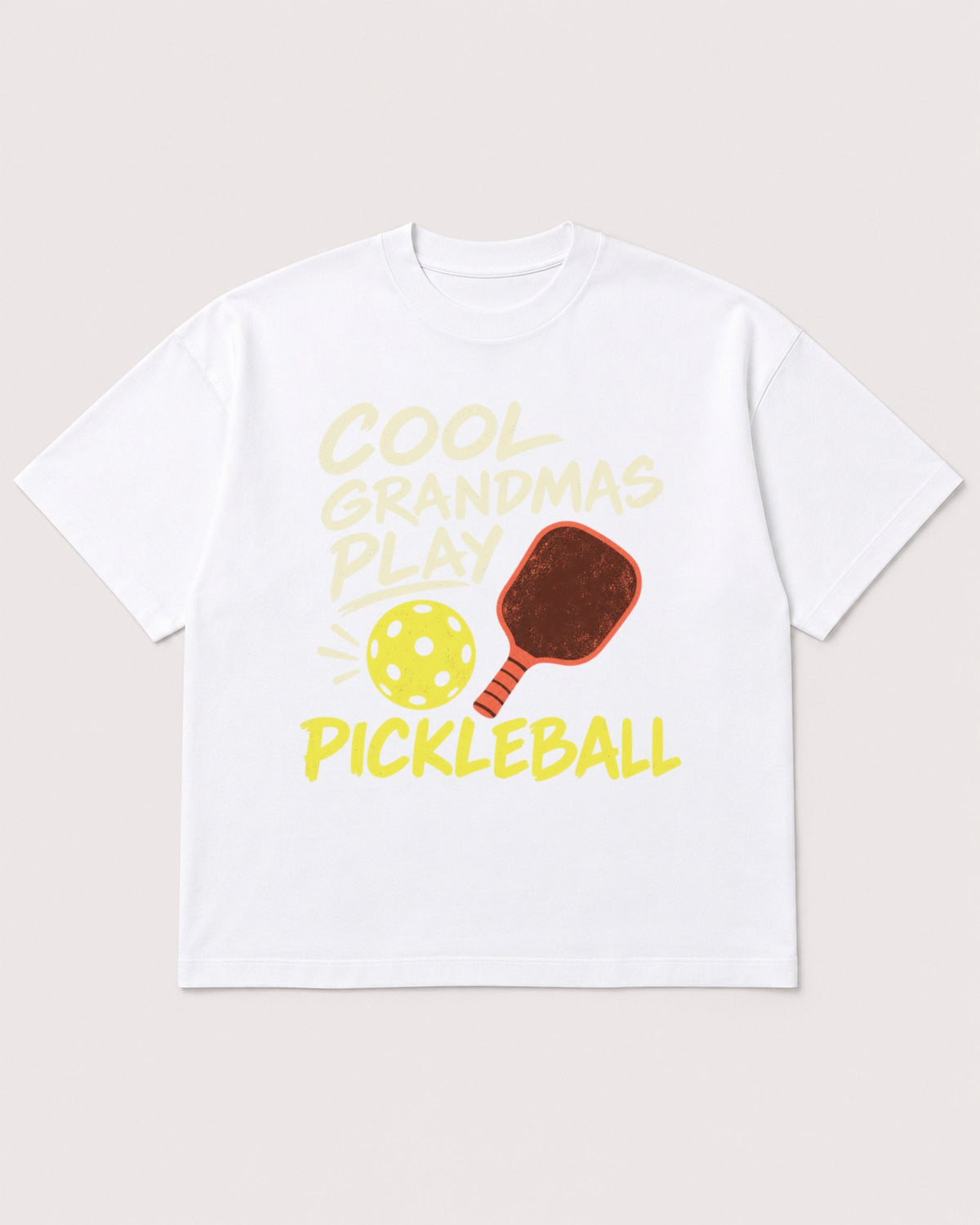 Mockup Boxy Heavyweight Tee White product