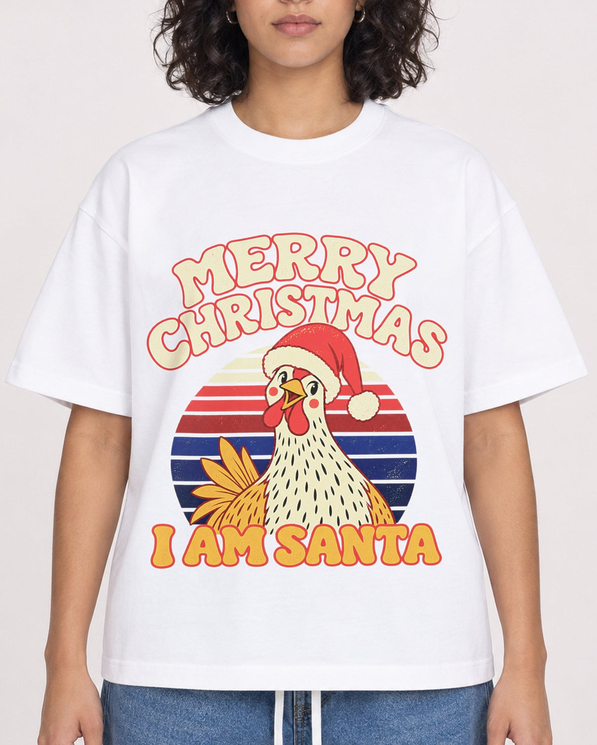 Mockup Boxy Heavyweight Tee White female close-up 26