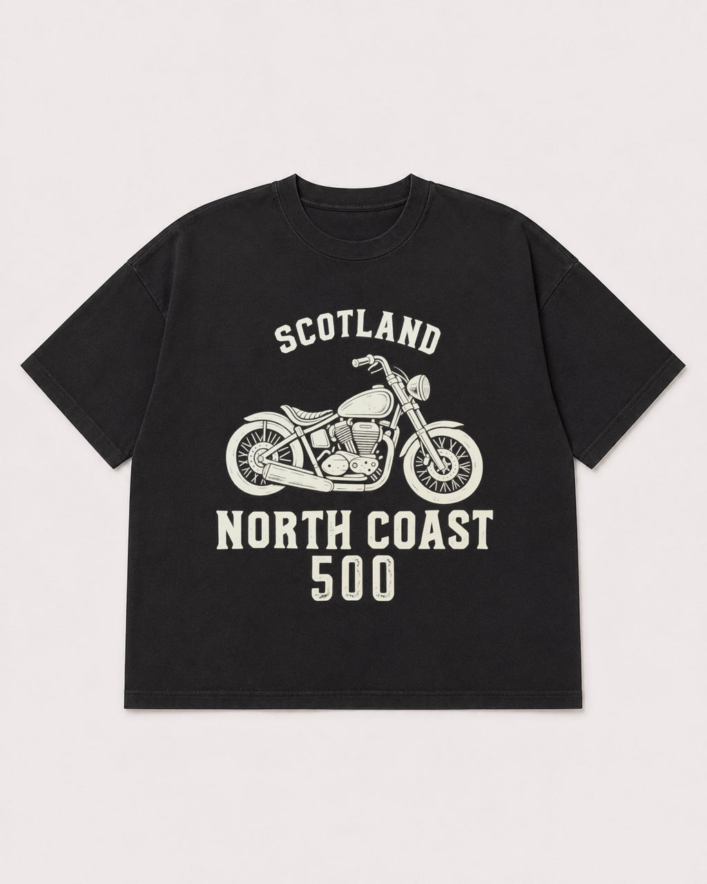 Mockup Boxy Heavyweight Tee Black product