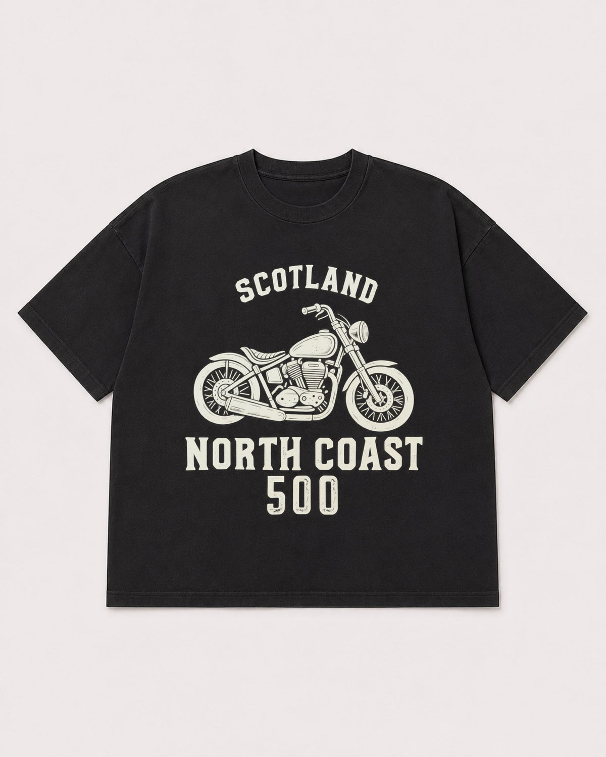 Mockup Boxy Heavyweight Tee Black product