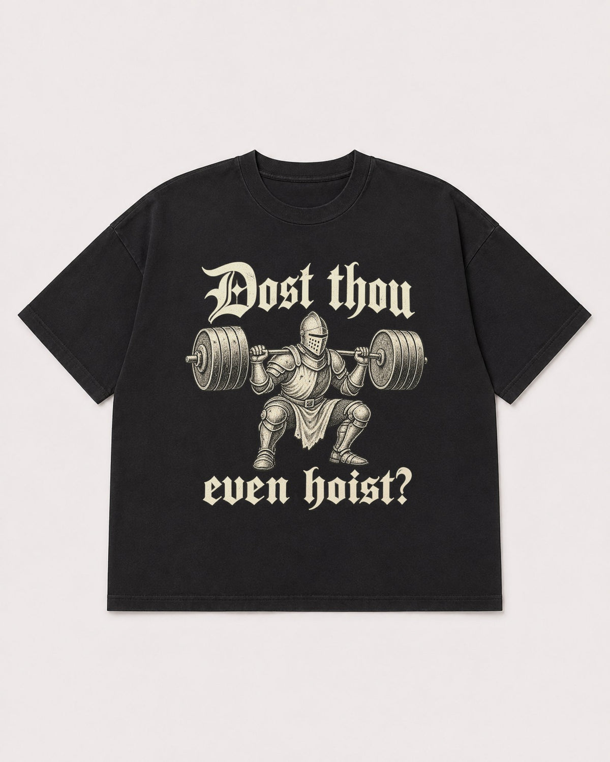 Mockup Boxy Heavyweight Tee Black product