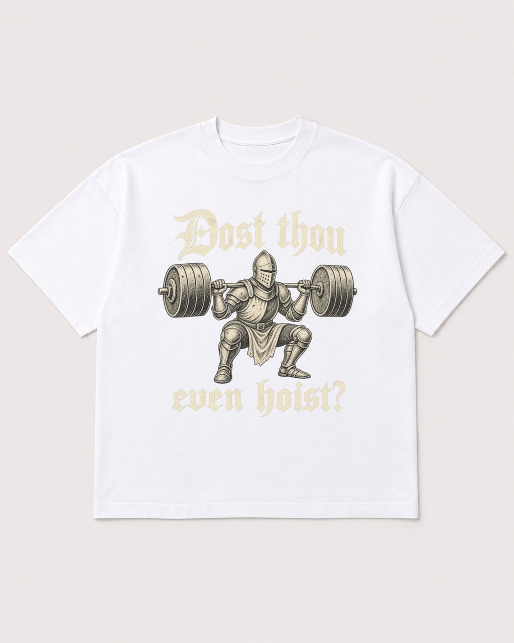 Mockup Boxy Heavyweight Tee White product