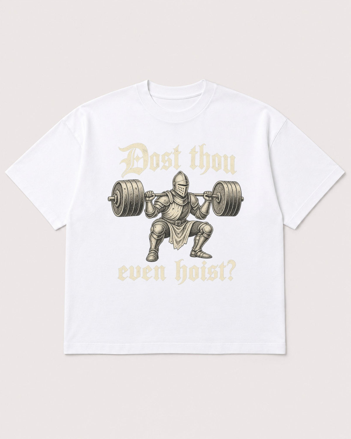 Mockup Boxy Heavyweight Tee White product