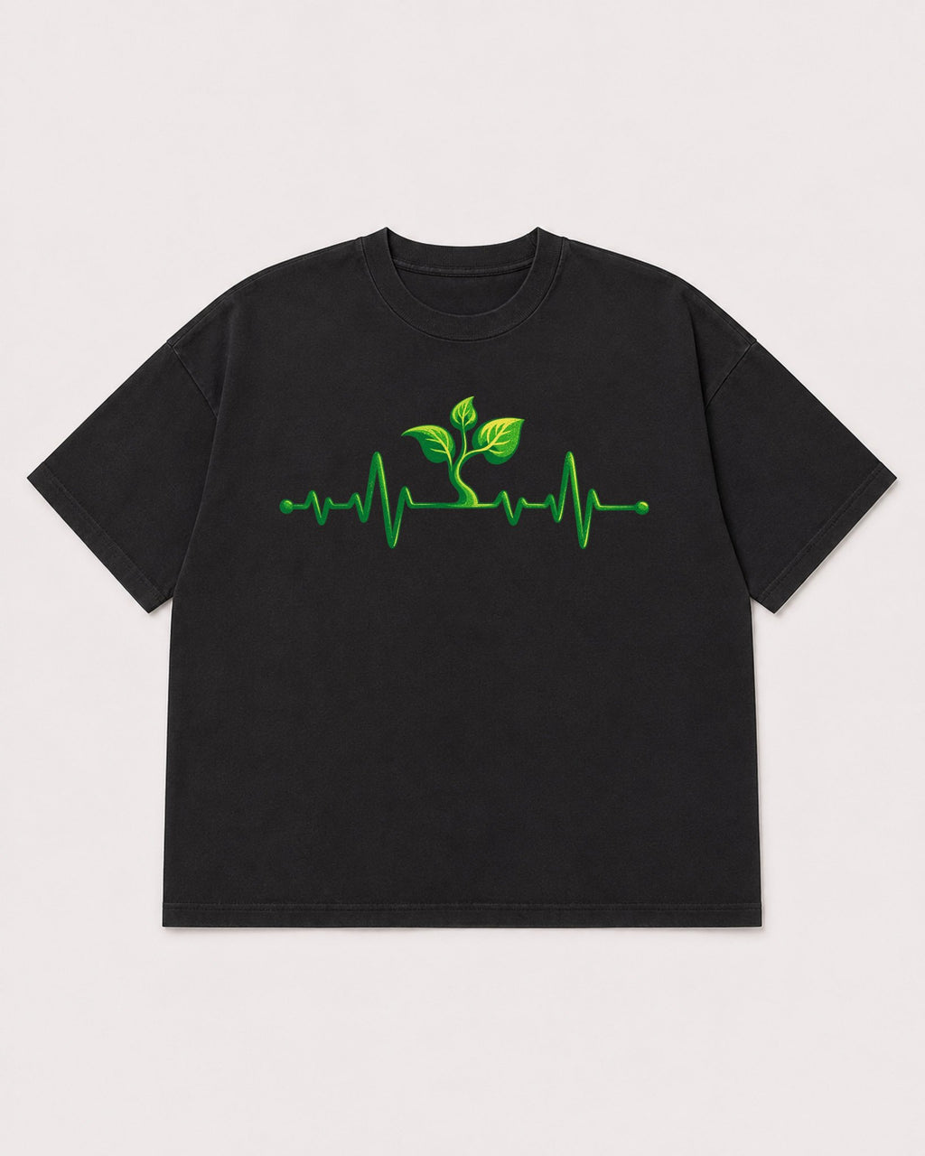 Mockup Boxy Heavyweight Tee Black product