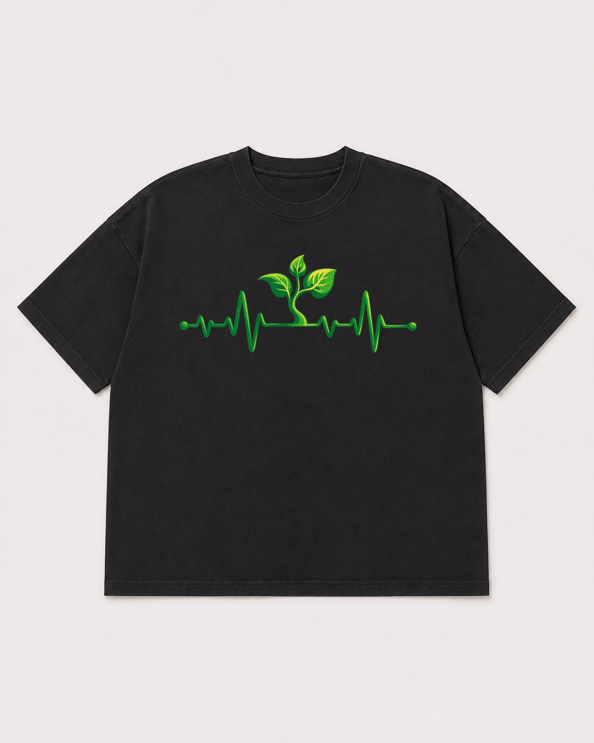 Mockup Boxy Heavyweight Tee Black product