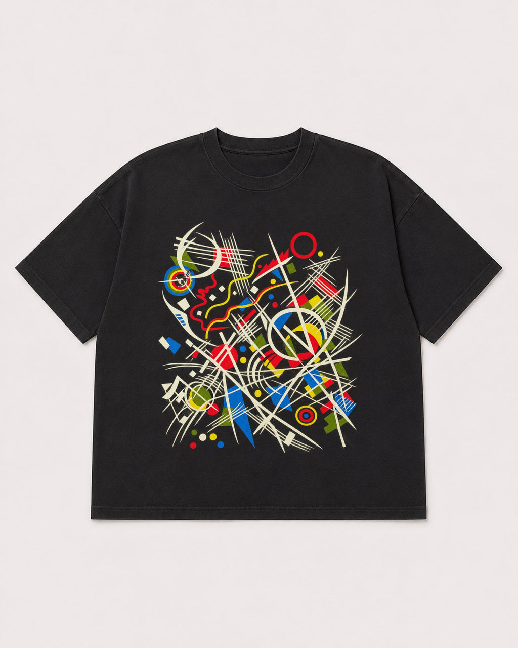 Mockup Boxy Heavyweight Tee Black product