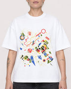 Mockup Boxy Heavyweight Tee White female close-up 48