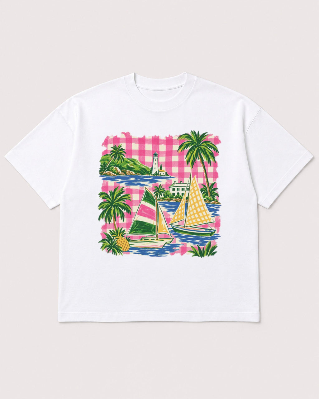 Mockup Boxy Heavyweight Tee White product