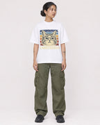 Mockup Boxy Heavyweight Tee White female full-body 12