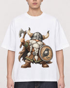 Mockup Boxy Heavyweight Tee White male close-up 01