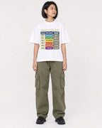 Mockup Boxy Heavyweight Tee White female full-body 32