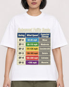Mockup Boxy Heavyweight Tee White female close-up 32
