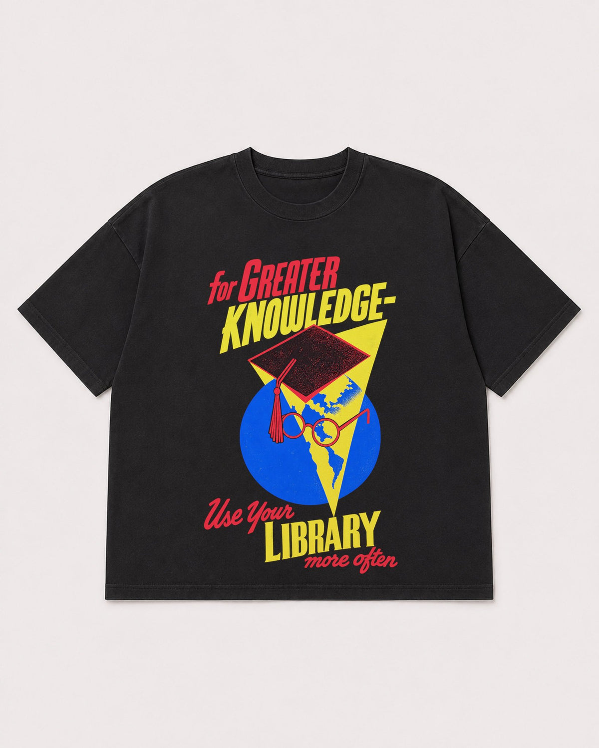 Mockup Boxy Heavyweight Tee Black product