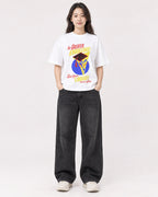 Mockup Boxy Heavyweight Tee White female full-body 03