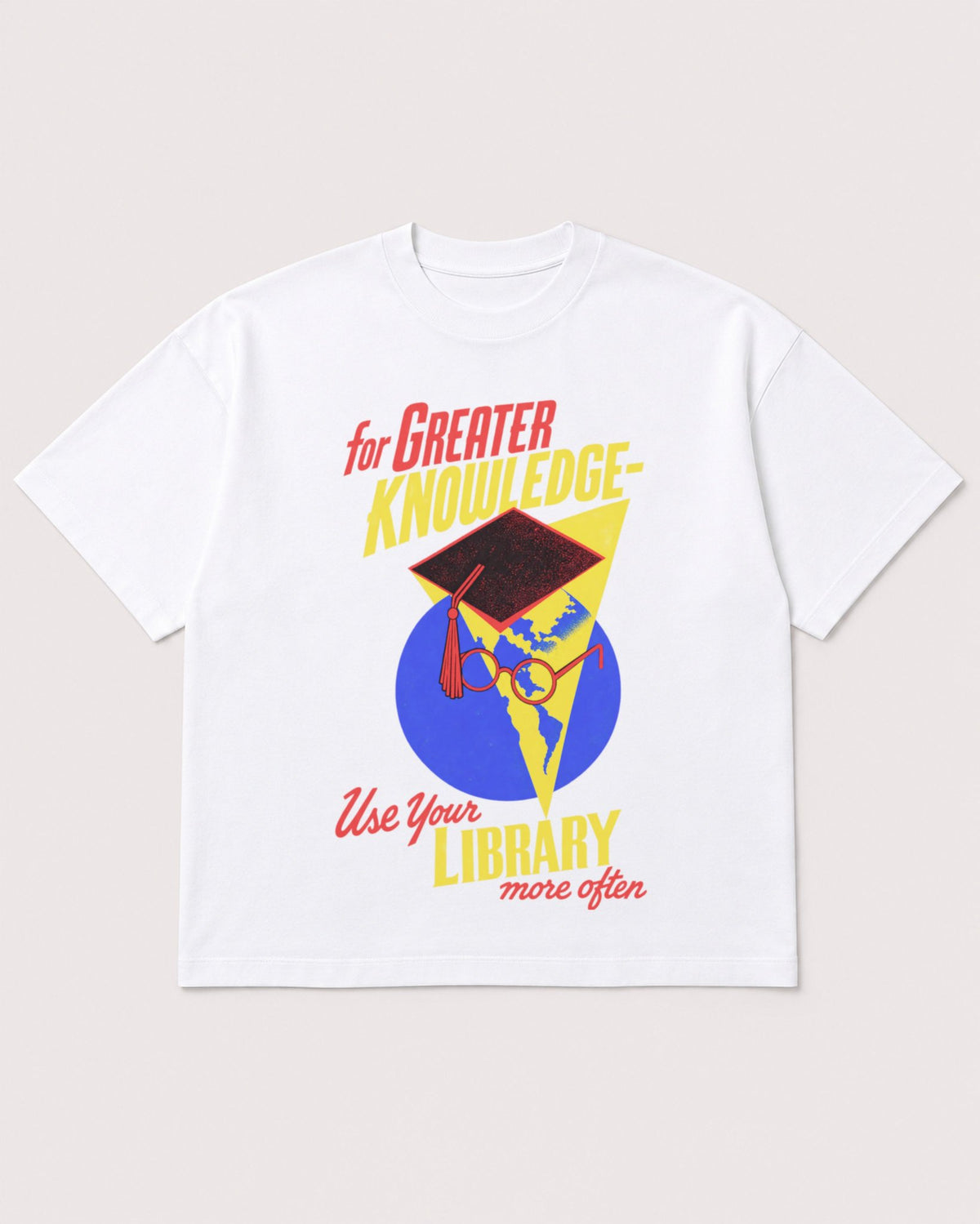 Mockup Boxy Heavyweight Tee White product
