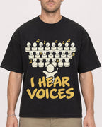 Mockup Boxy Heavyweight Tee Black male close-up 08