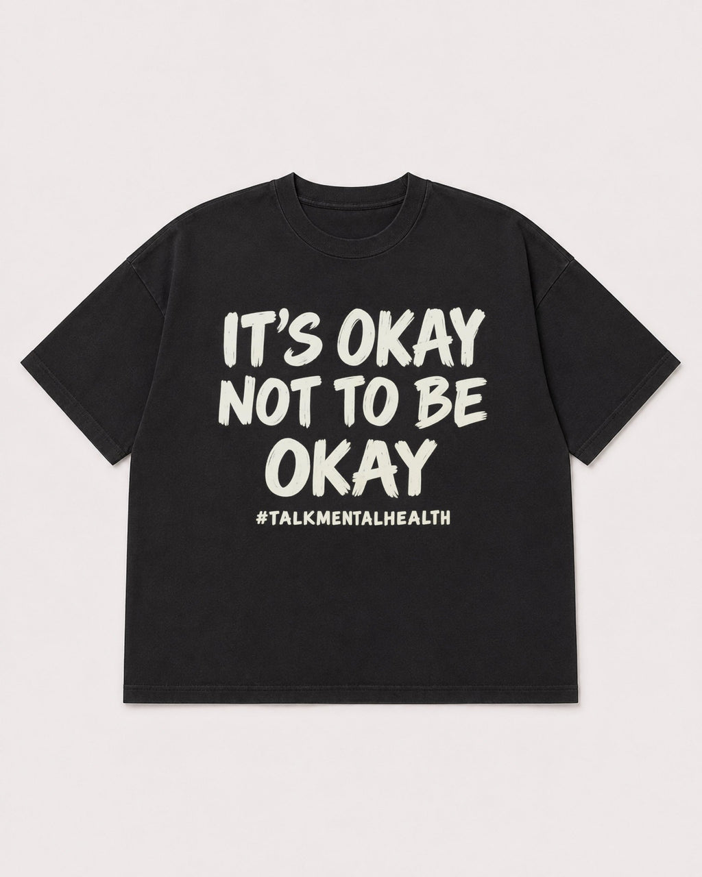 Mockup Boxy Heavyweight Tee Black product
