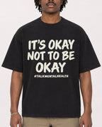 Mockup Boxy Heavyweight Tee Black male close-up 04