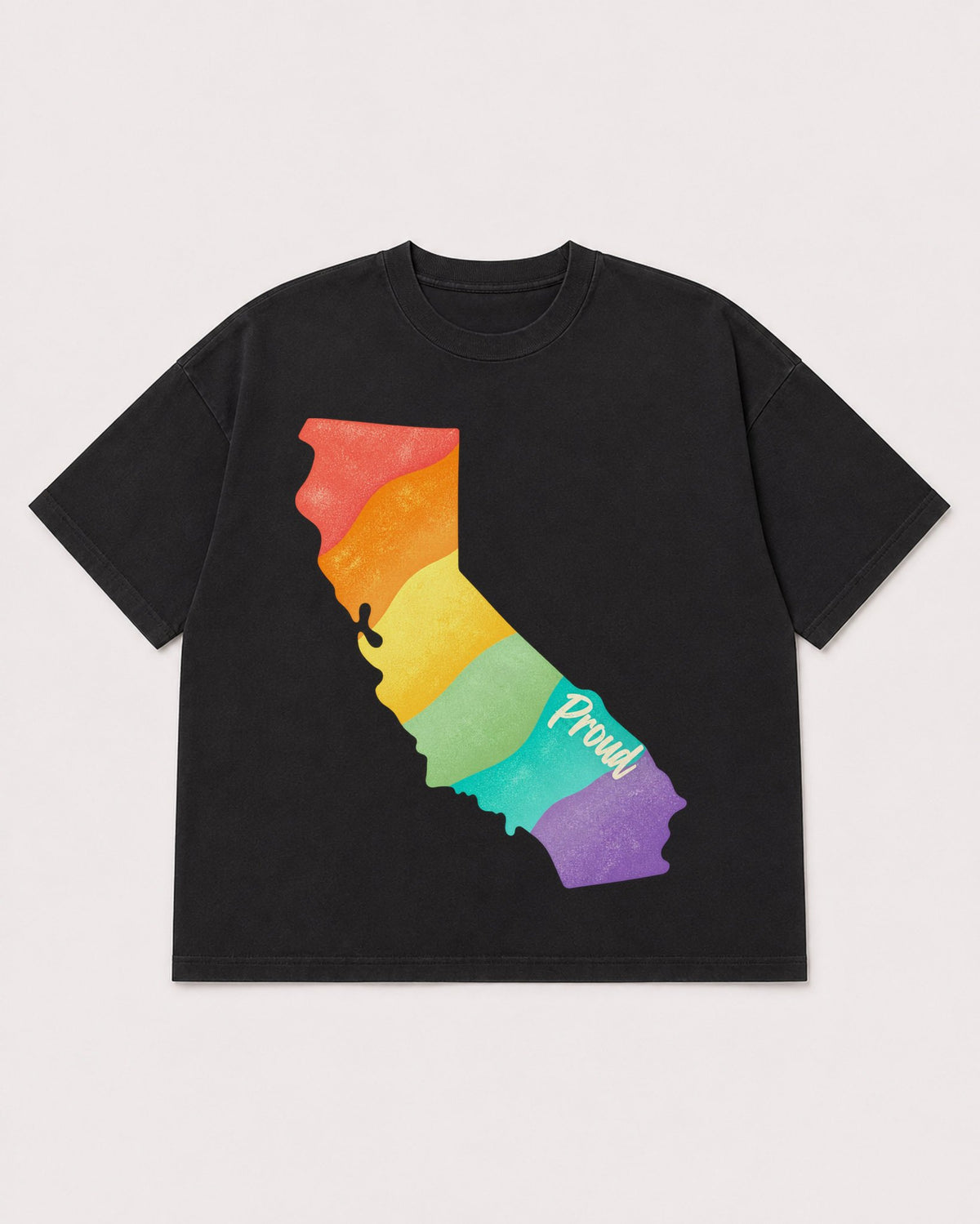 Mockup Boxy Heavyweight Tee Black product