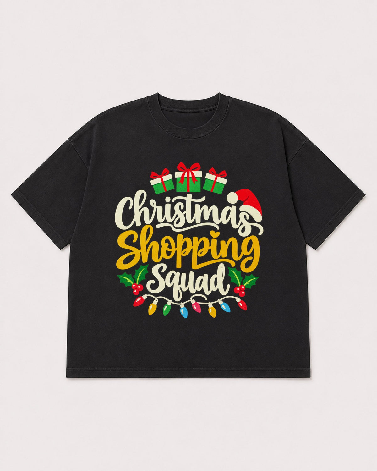 Mockup Boxy Heavyweight Tee Black product