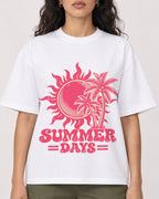 Mockup Boxy Heavyweight Tee White female close-up 07