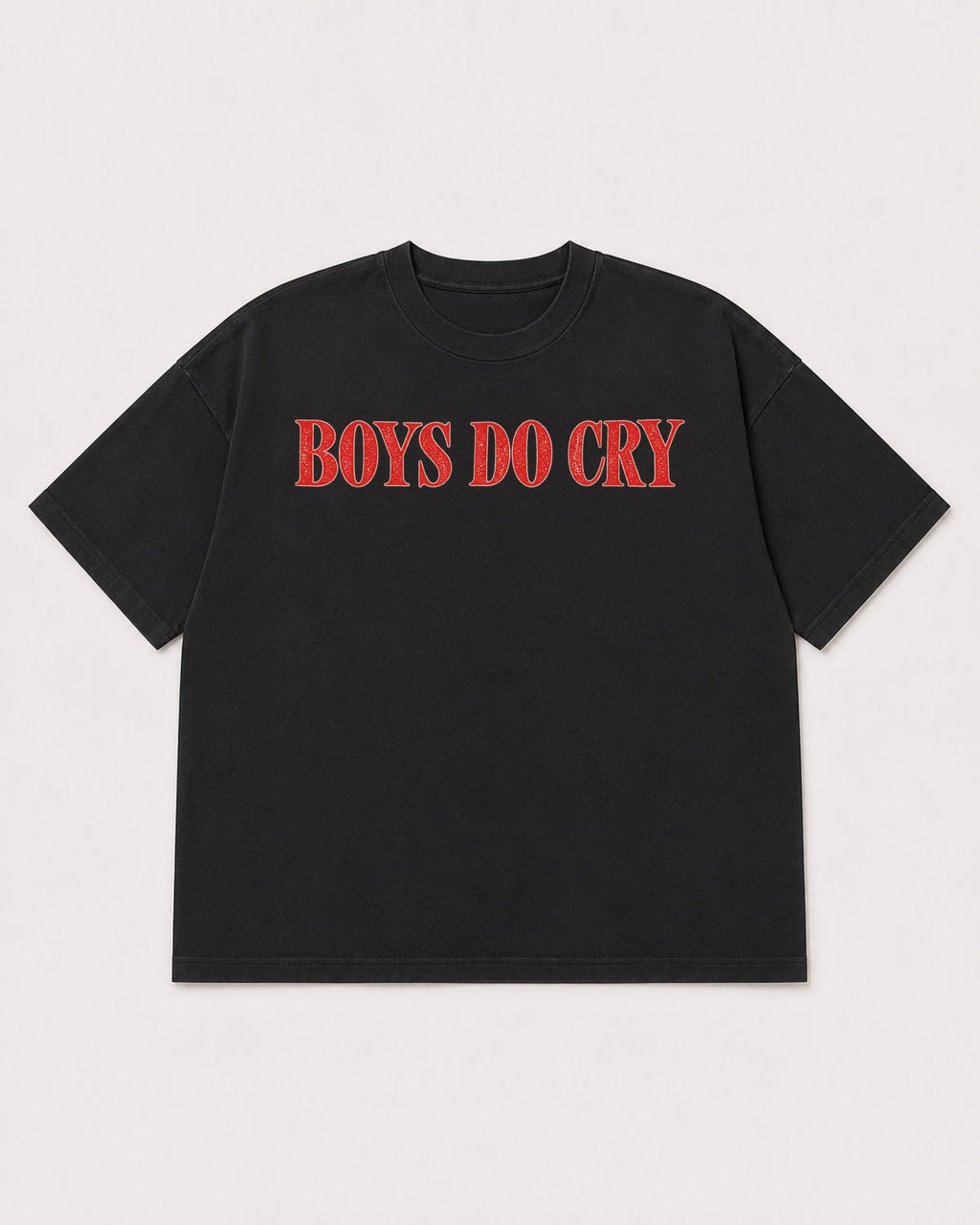 Mockup Boxy Heavyweight Tee Black product