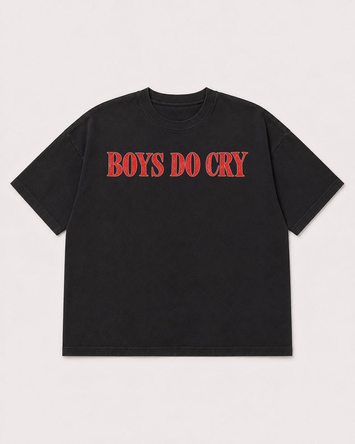 Mockup Boxy Heavyweight Tee Black product