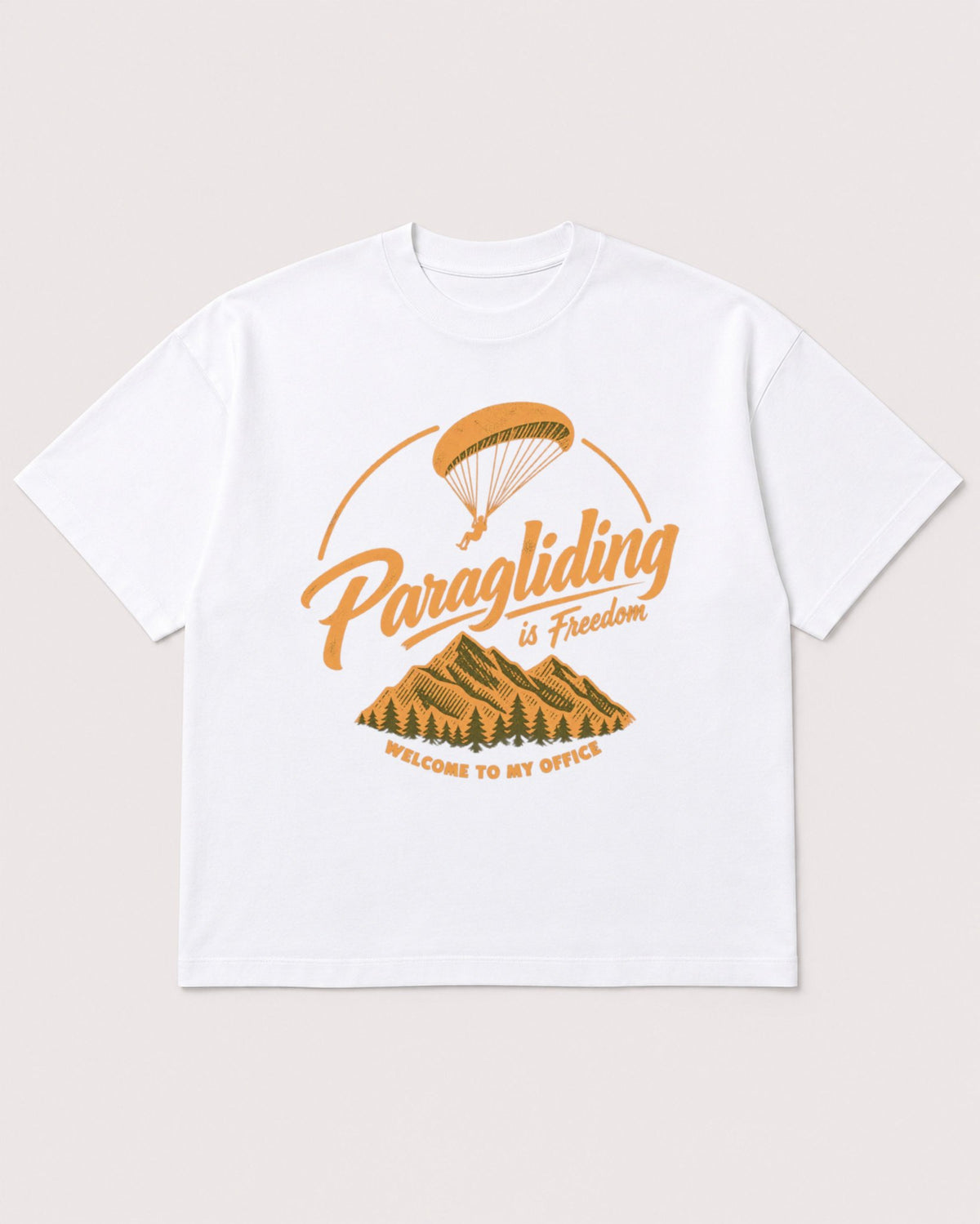 Mockup Boxy Heavyweight Tee White product