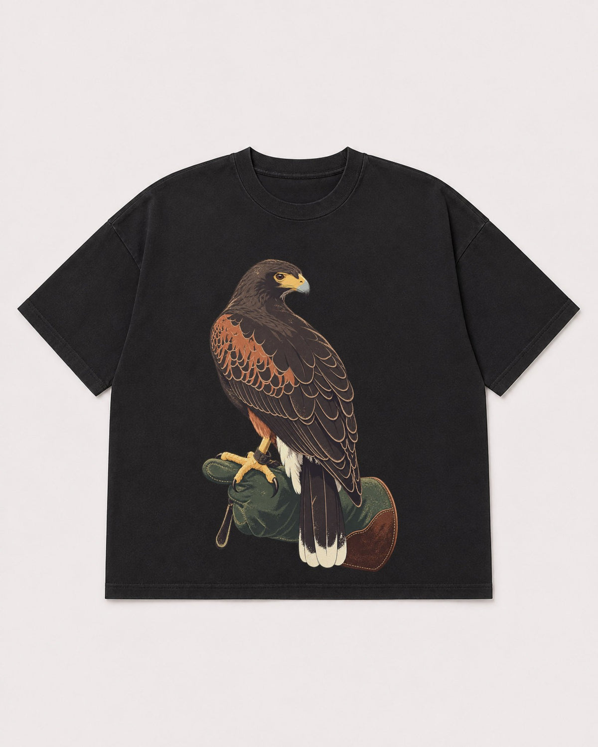 Mockup Boxy Heavyweight Tee Black product
