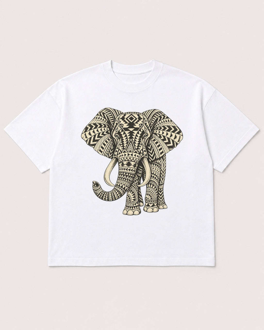 Mockup Boxy Heavyweight Tee White product