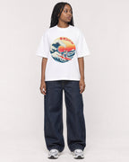 Mockup Boxy Heavyweight Tee White female full-body 04
