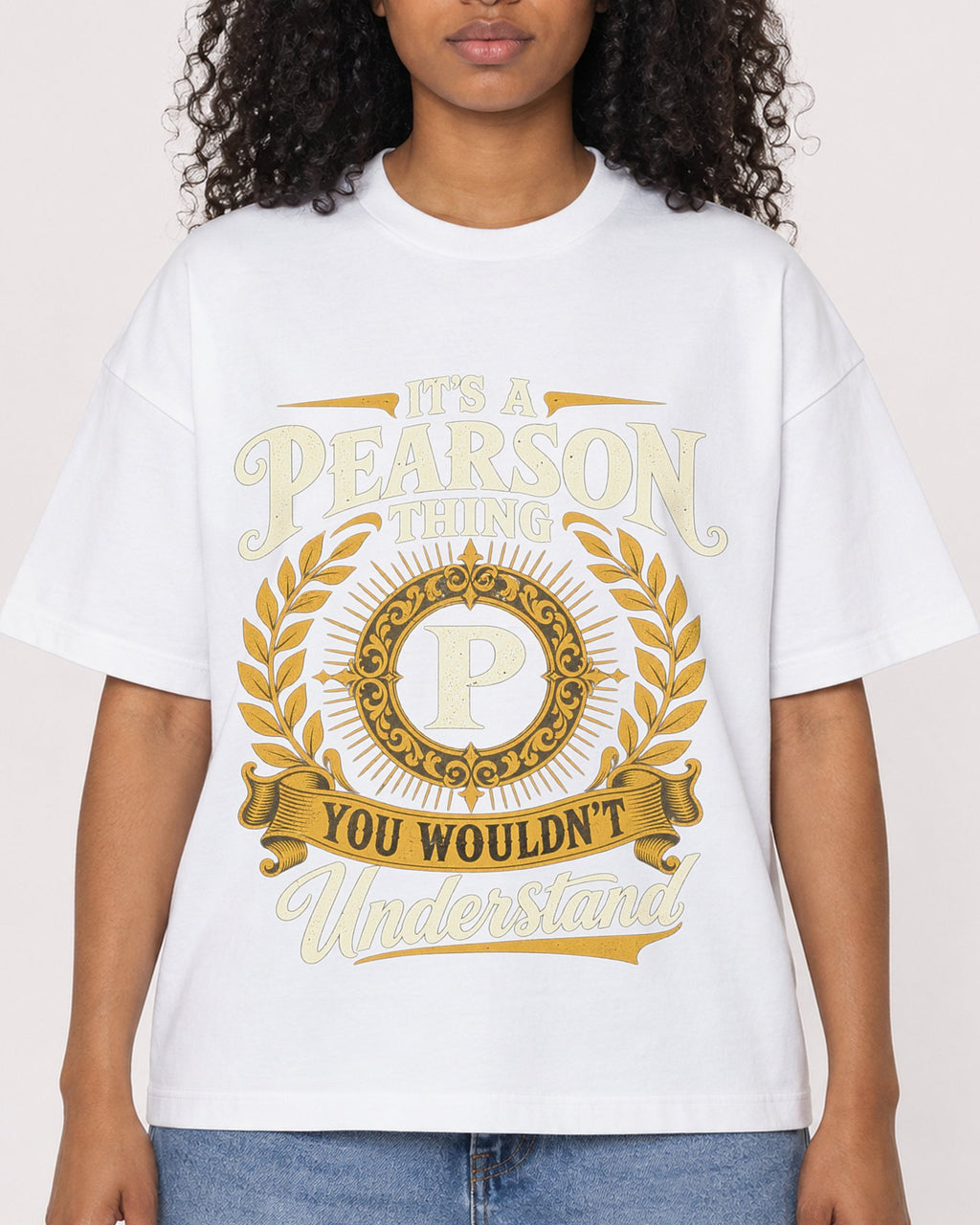 Mockup Boxy Heavyweight Tee White female close-up 05