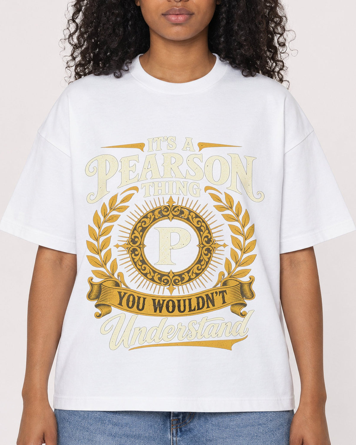 Mockup Boxy Heavyweight Tee White female close-up 05