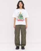 Mockup Boxy Heavyweight Tee White female full-body 02