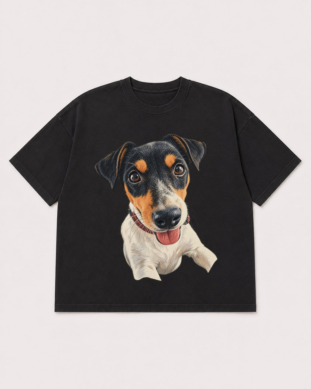 Mockup Boxy Heavyweight Tee Black product