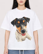 Mockup Boxy Heavyweight Tee White female close-up 01