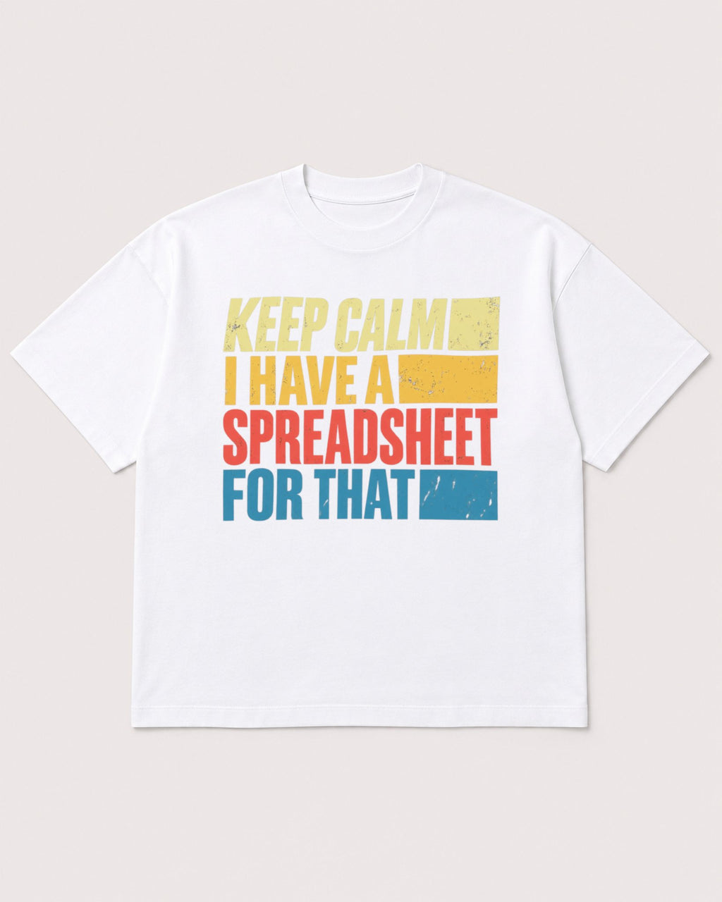 Mockup Boxy Heavyweight Tee White product