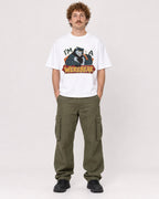 Mockup Boxy Heavyweight Tee White male full-body 09