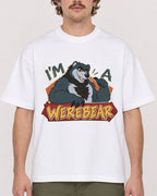 Mockup Boxy Heavyweight Tee White male close-up 09