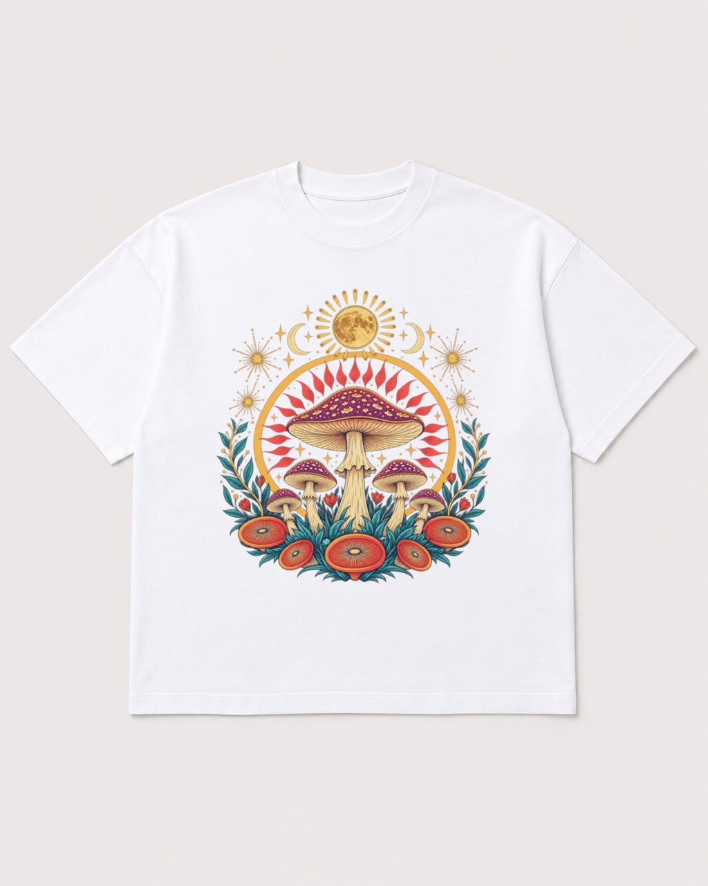 Mockup Boxy Heavyweight Tee White product